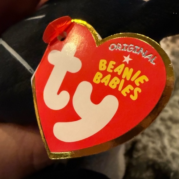 Ty Beanie Babies Black Panther Soft Body- 6" New with Tags - Picture 5 of 5